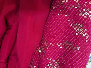 Sequence Work Red Sharara Suit