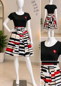 Chic Black & White Geometric Print hotshot