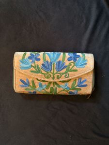 Kashmiri Aari Style Embroidered Wallet/Clutch