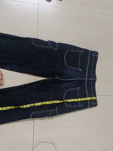 black cargo jeans