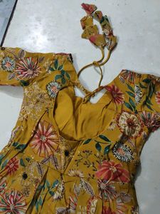 Yellow Floral Print Kurta set 🌼🌸