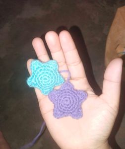 chrochet Star ⭐ 2 pcs