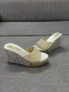 Sparkly Wedge Heels