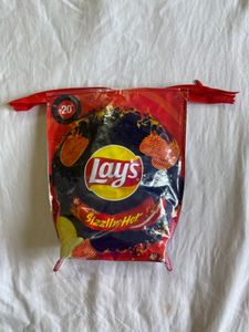 upcycle lays Red Pouch