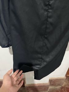 Length-35,,Classic Black Long Sleeve Mini Dress