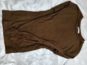Ribbed Knit Long Sleeve Top