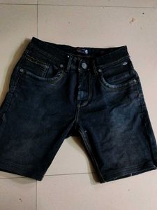 womens Dark Wash Denim Shorts