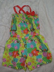Vibrant Floral Romper