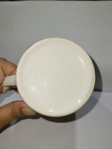 Brown Diamond Patterned Ceramic Mug