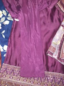 Elegant Maroon Kurta Set with Dupatta