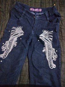 ✨Embellished  vintage Denim Jeans✨