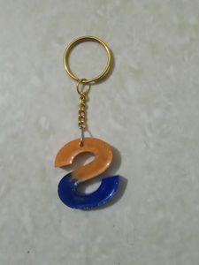 Resin S Key Ring