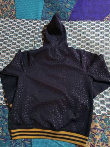 Men's Navy Hooded Sweatshirt