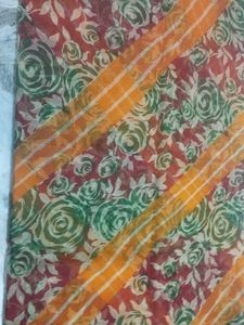 Vibrant Floral Saree