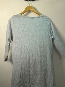 Striped 3/4 Sleeve Casual Top