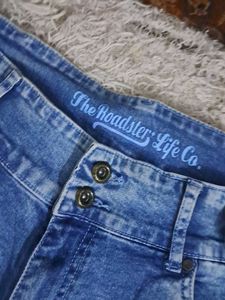Womens Acid Wash Denim Shorts