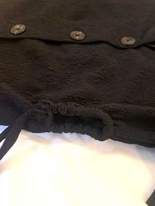 Black Korean casual top