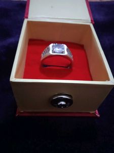 pure S925 silver Men's Ring with hallmark