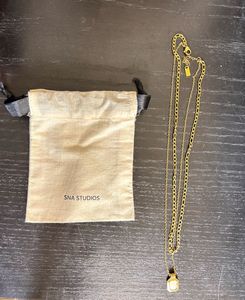 Pendant Layered Gold Necklace