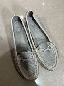 Gray Slip-On Loafers
