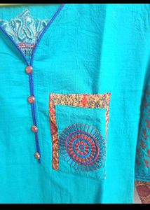 Turquoise Kurta