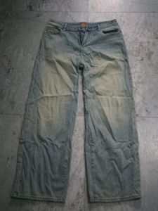 Unisex Vintage Wash  Baggy Jeans
