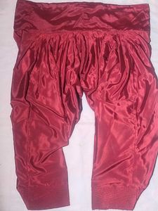 Maroon Silk patiala suite crepe ❤️
