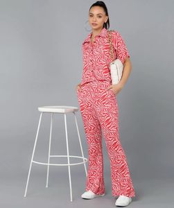 Trendy Zebra Print Co-ord Set
