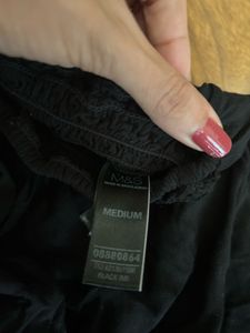 Black Loose Fit Palazzo Pants