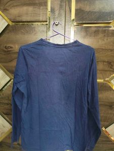 full sleeve navy blue tshirt