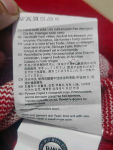 Acne Studios Red Face Cardigan