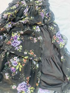 Floral Tiered ruffled Maxi Dress