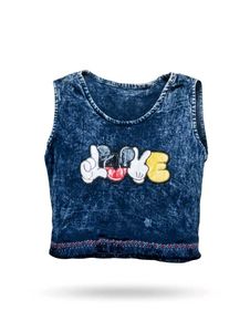 CLEARANCE SALE!!😝🥳Denim Crop Top