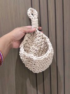 Handmade Crochet Baskets Set of 2
