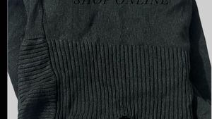 short Black Knit Cardigan