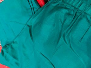 Teal Embroidered suit