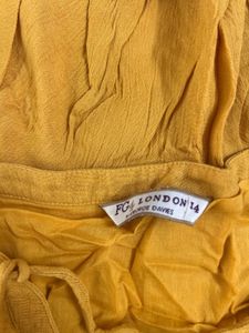 Yellow Ruffled Dress