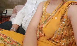 wedding wear Beautiful  Kurta Set with yellow Du