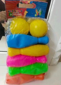 Kids Bowling &amp; Pop Racket Set
