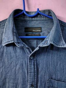 Men's Blue Denim Shirt