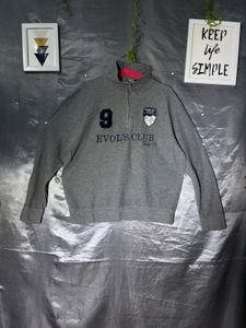 Grey Pullover Sweatshirt