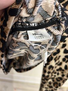 Leopard Print Long Sleeve Top