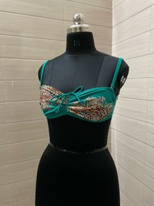 Imported Leopard Print Bikini Top