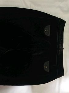 Black Velvet Pants