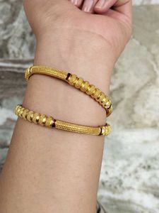 Elegant Gold Bangles Set