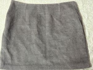 Grey Mini Skirt