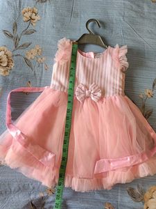 Girls Pink Tulle Party Dress