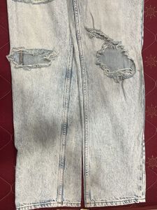 Denim blue Ribbed jeans