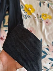 Classic Black Long Sleeve Top