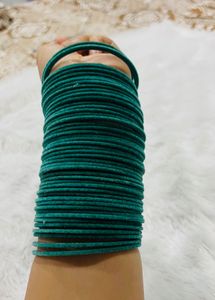 Stackable Teal Bangles